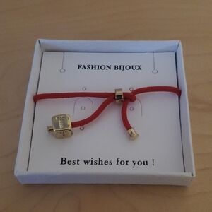 Red Gmsunny 'T' Bracelet